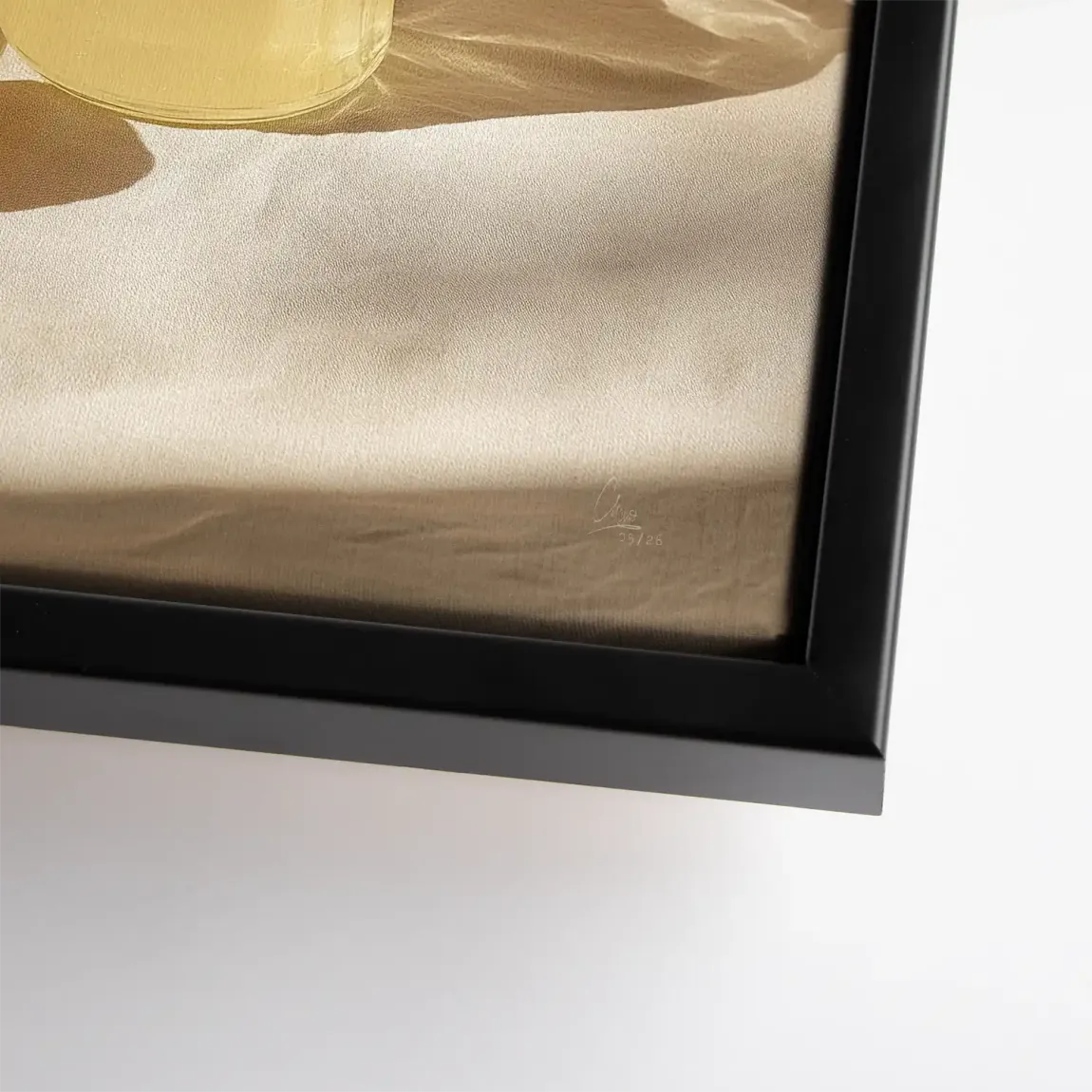 Zitronen Stillleben Leinwand Bild
