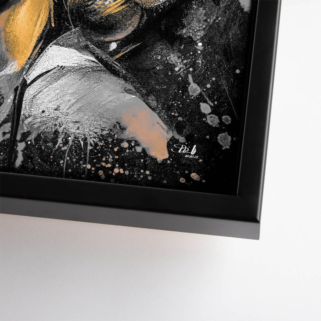 Marilyn Monroe Abstrakt Black Leinwand Bild INGALERIE