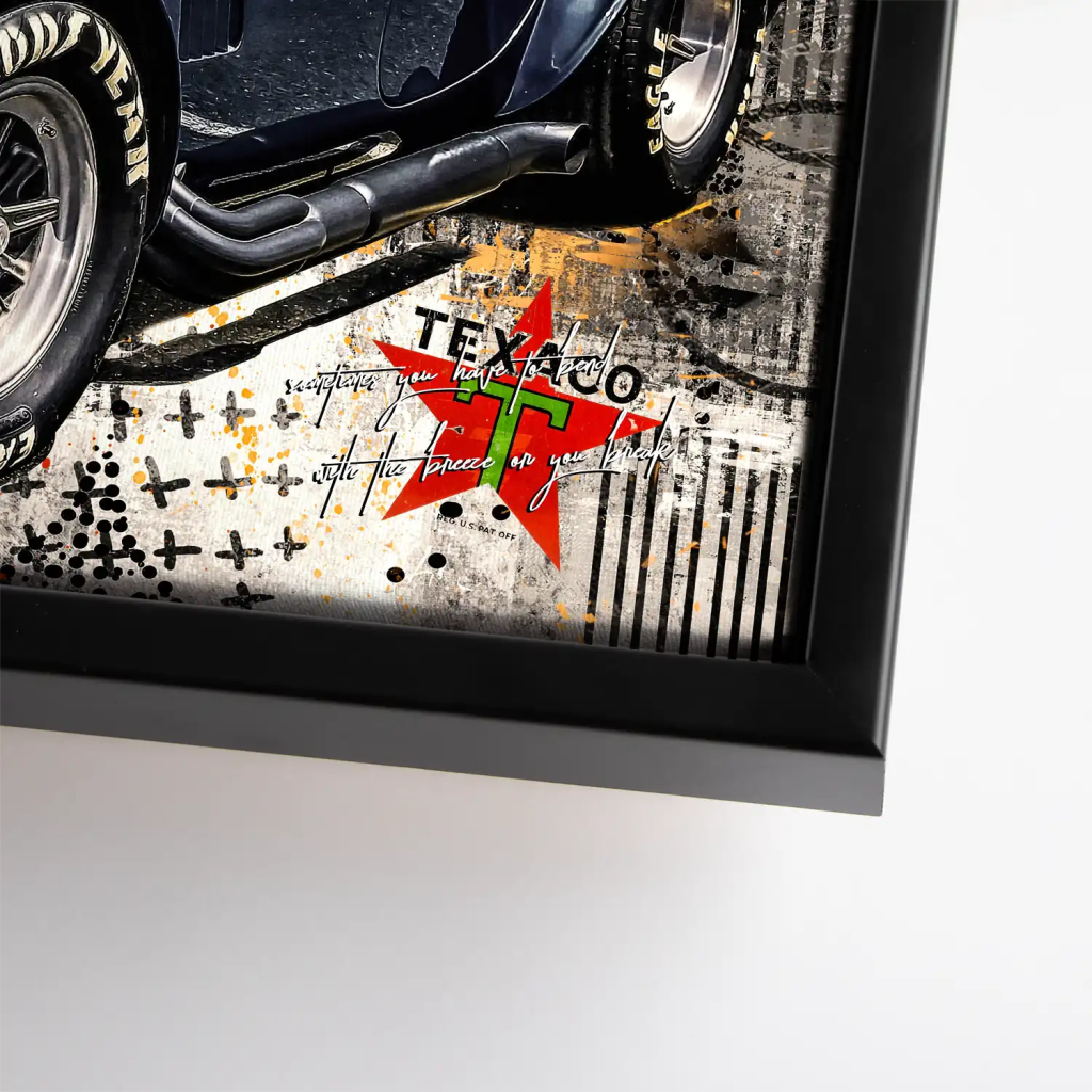 Steve AC Cobra Pop Art Leinwand Bild INGALERIE