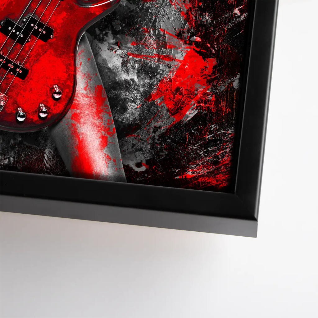 Guitar Abstrakt Style Leinwand Bild INGALERIE