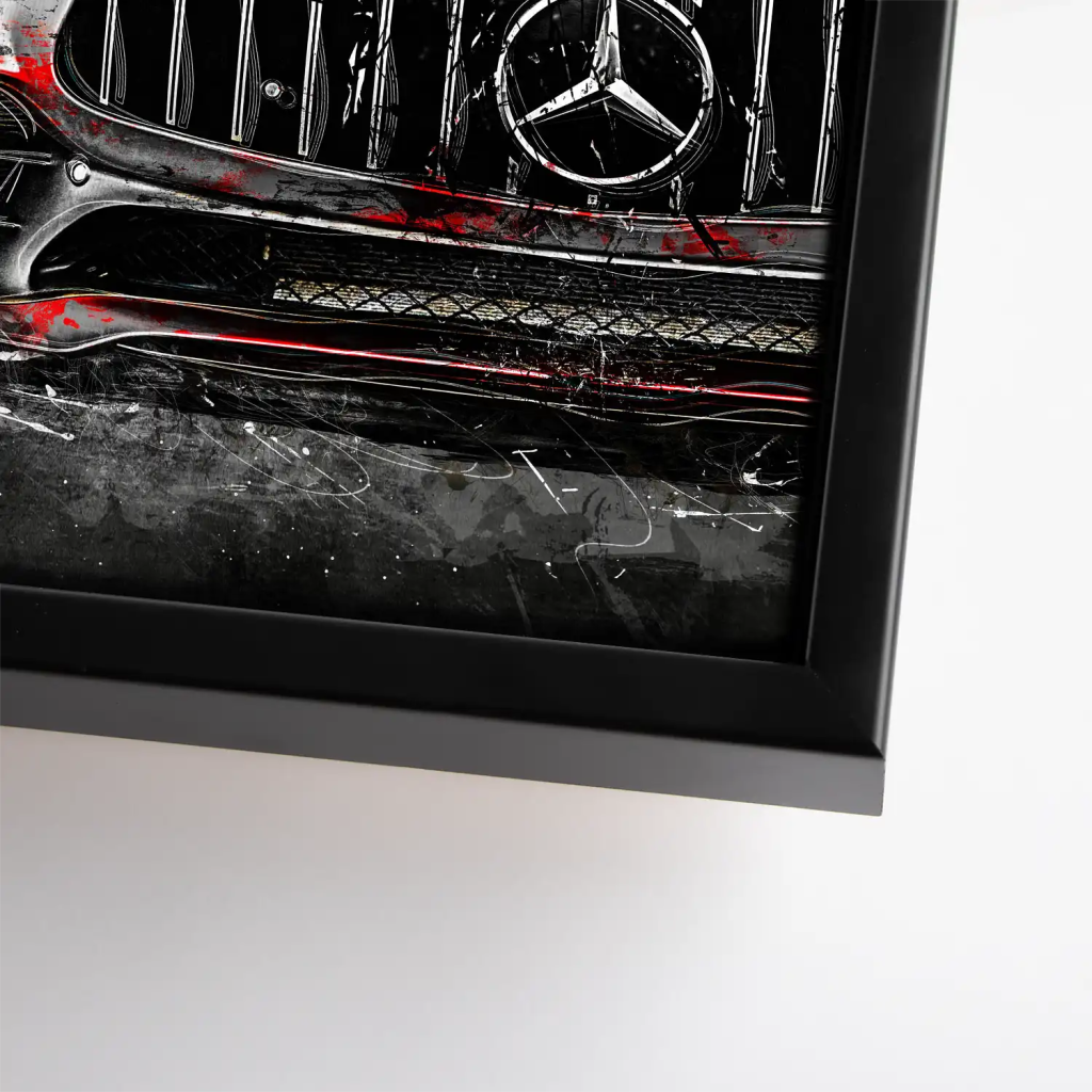 Mercedes AMG GT Abstrakt Modern Leinwand Bild INGALERIE