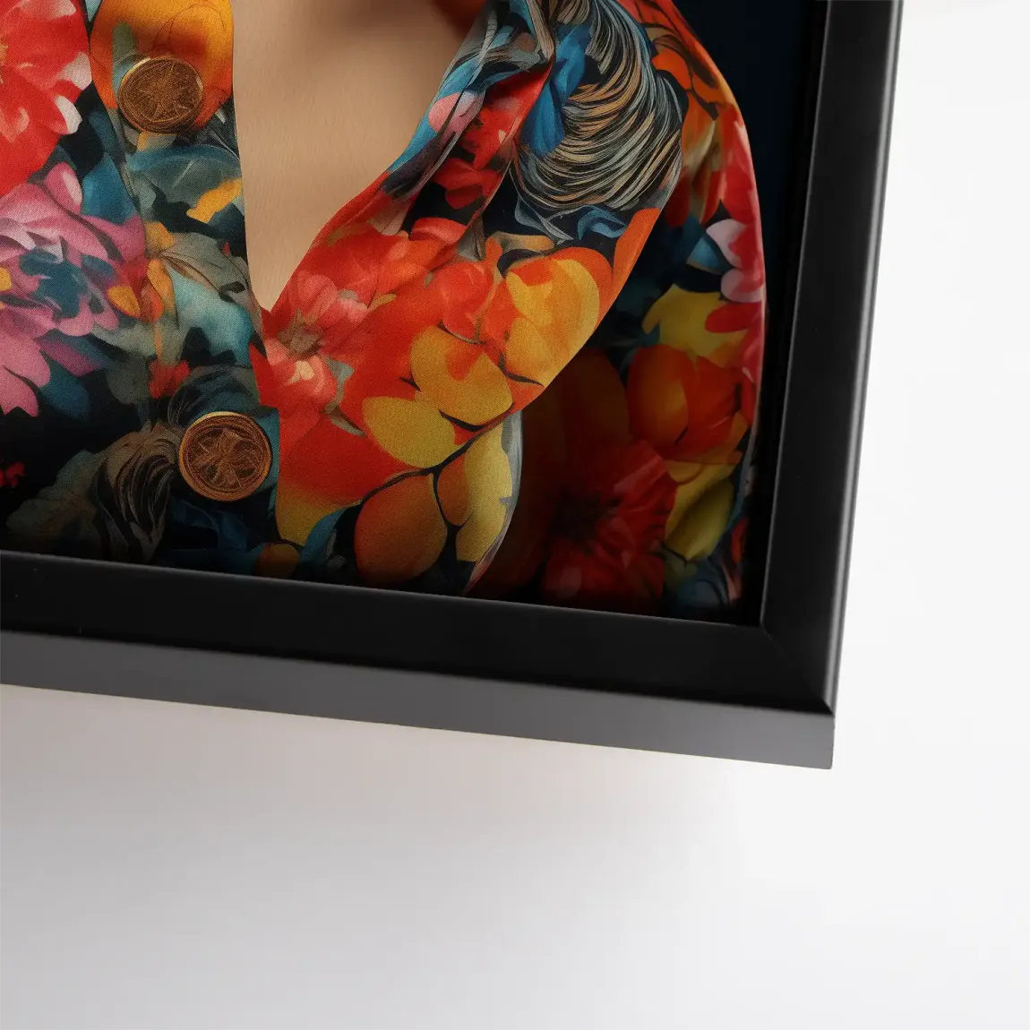 Floral Glamour Leinwand Bild