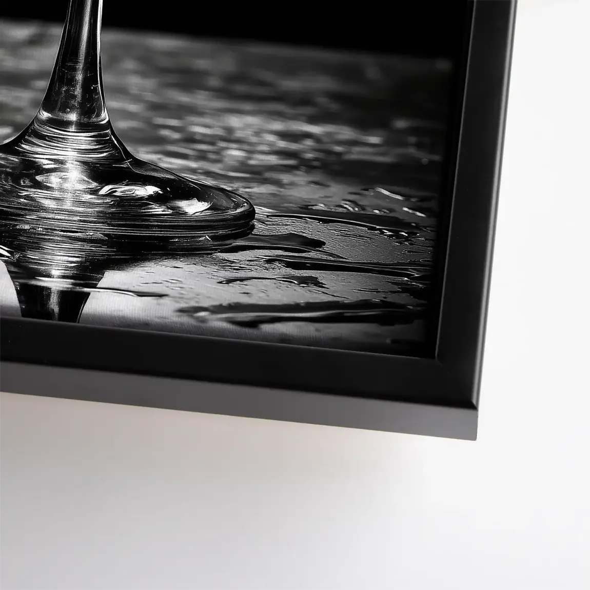 Martini Glas Noir Leinwand Bild