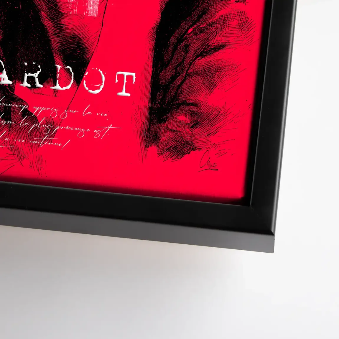 Bardot St Tropez Leinwand Bild