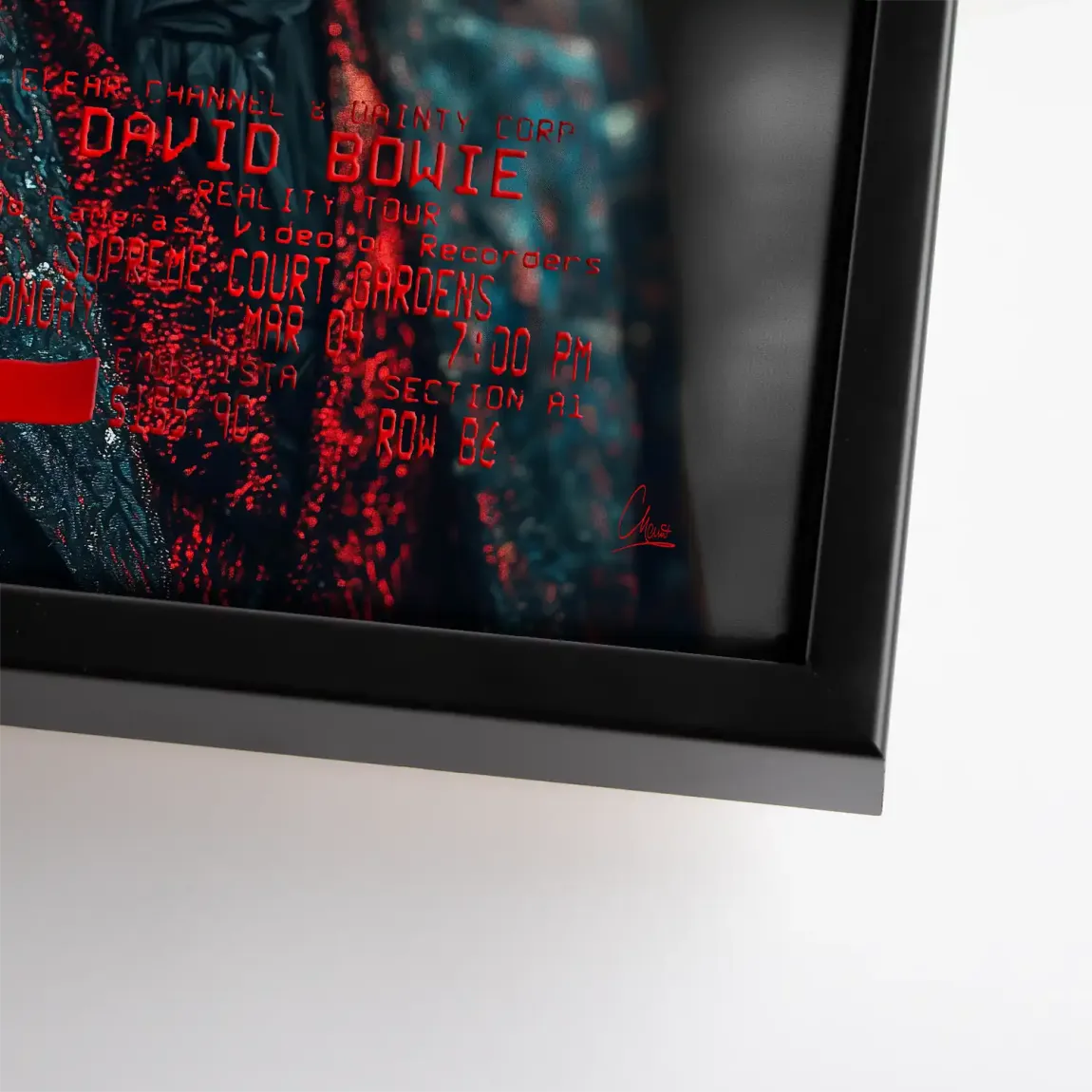 Bowie Starman Leinwand Bild