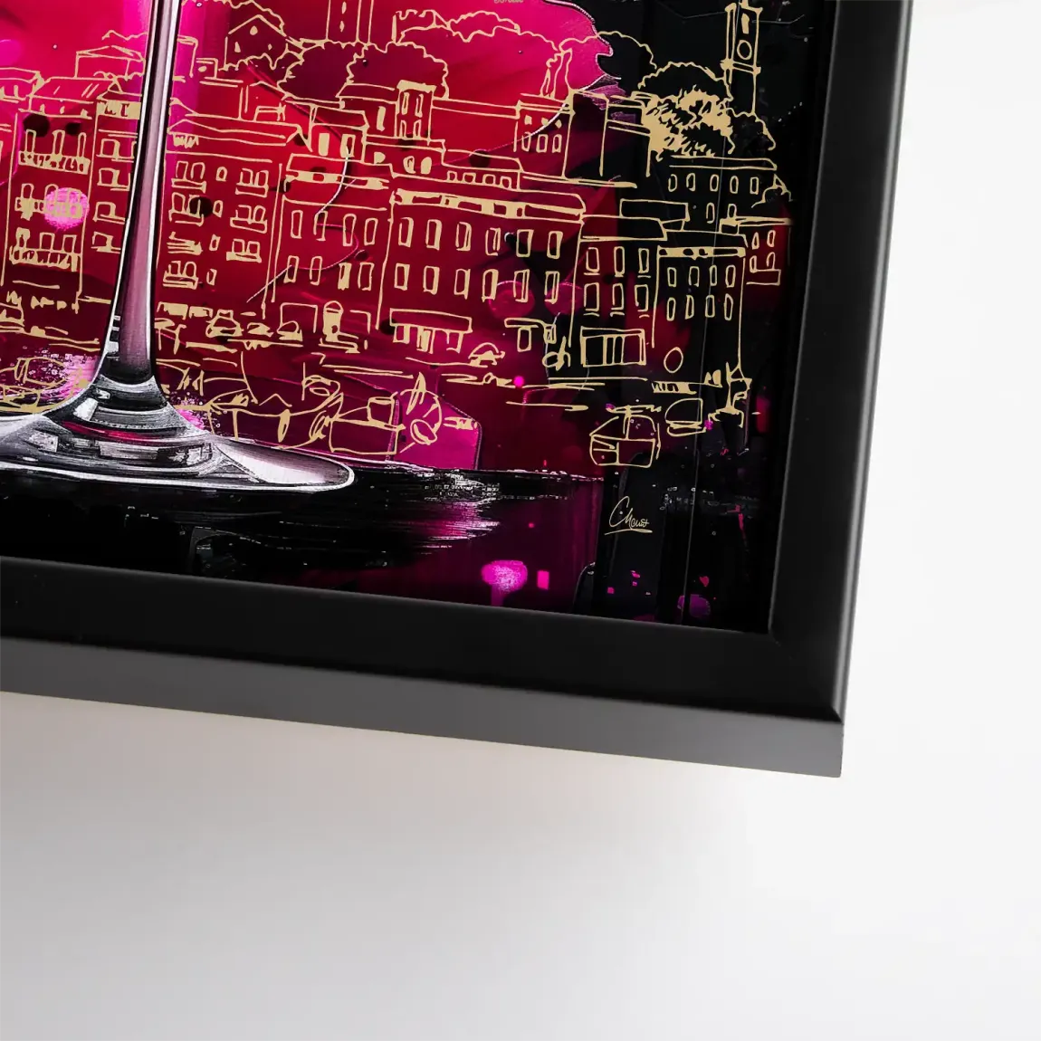 Velvet Royale Champagne Leinwand Bild INGALERIE