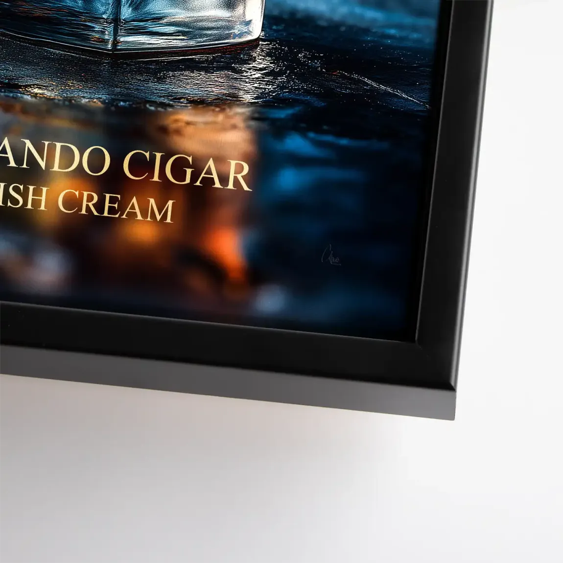 Highland Whisky Glow Leinwand Bild