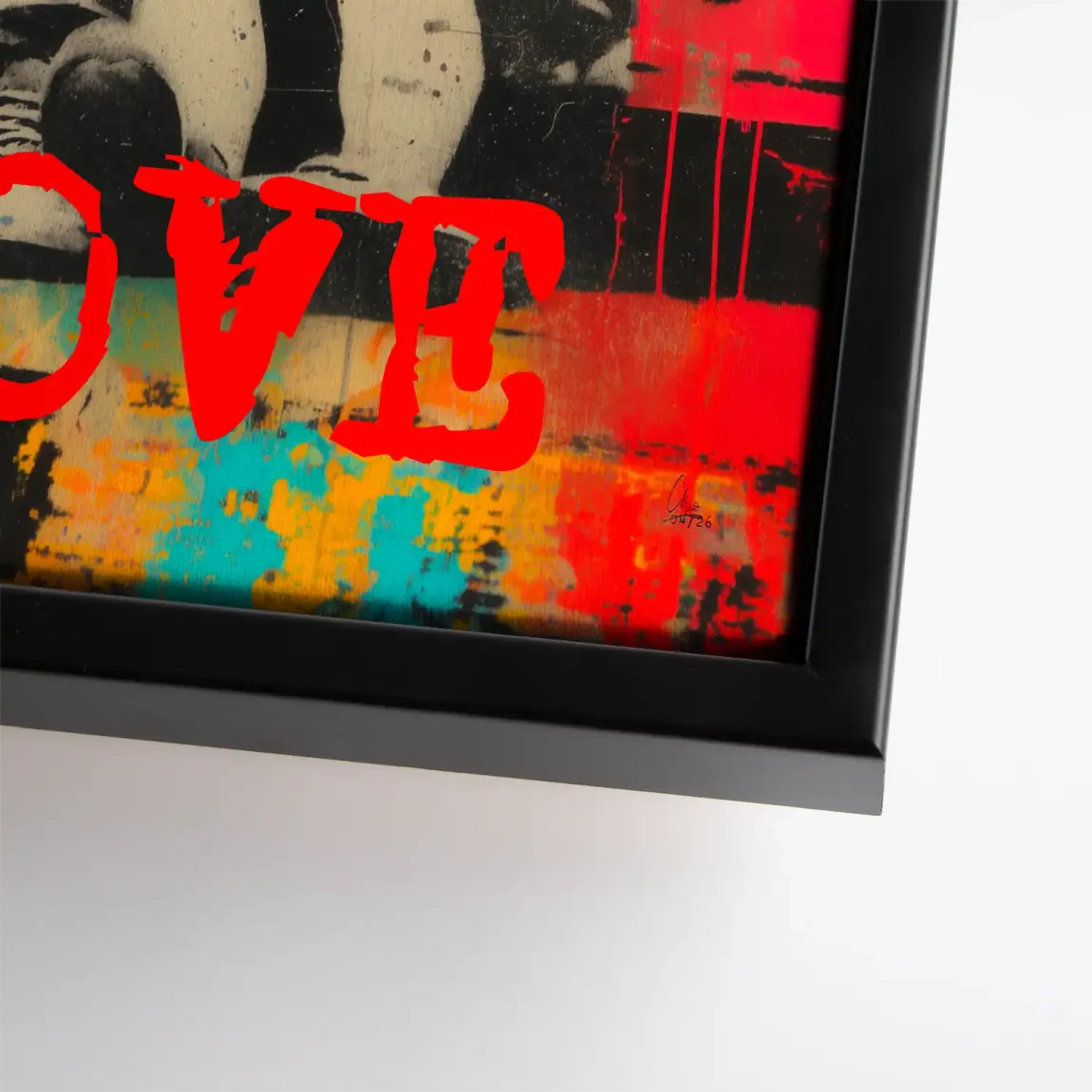 Need Love Art Leinwand Bild
