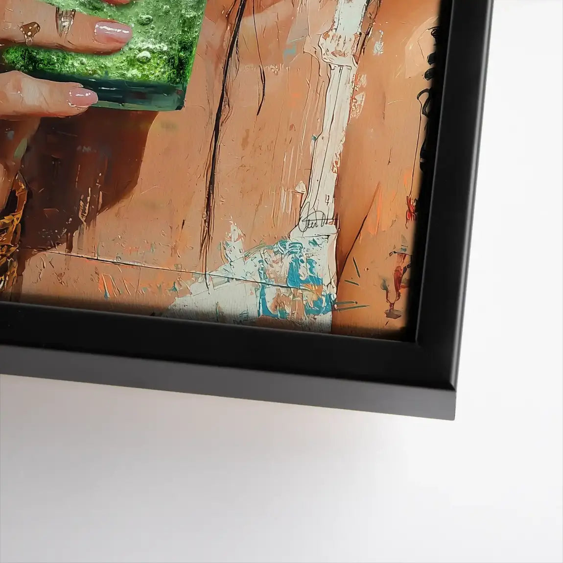 Frida Kahlo Mint Leinwand Bild