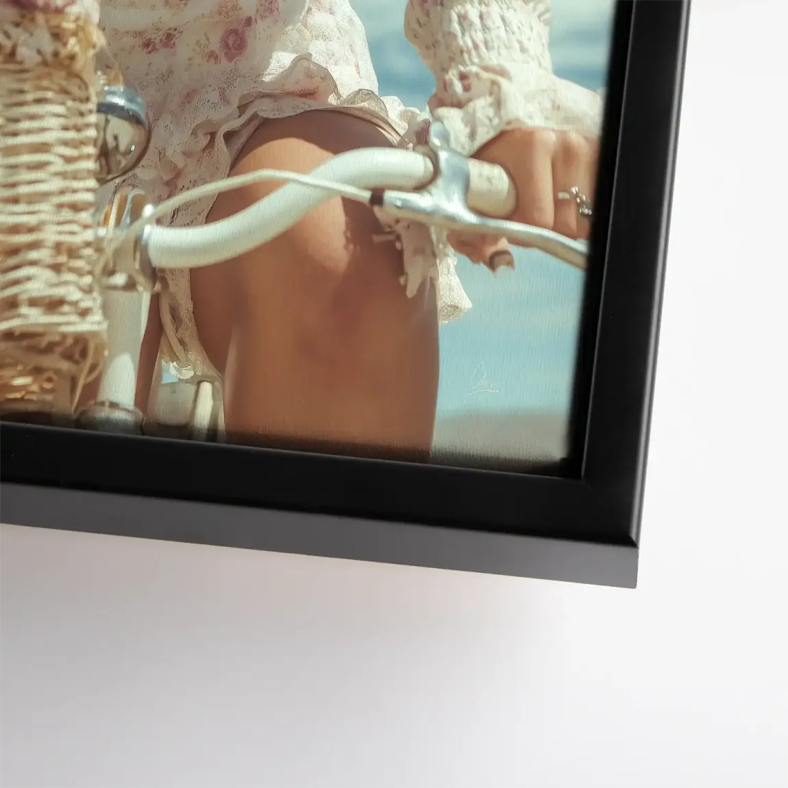 Blütenmädchen Leinwand Bild