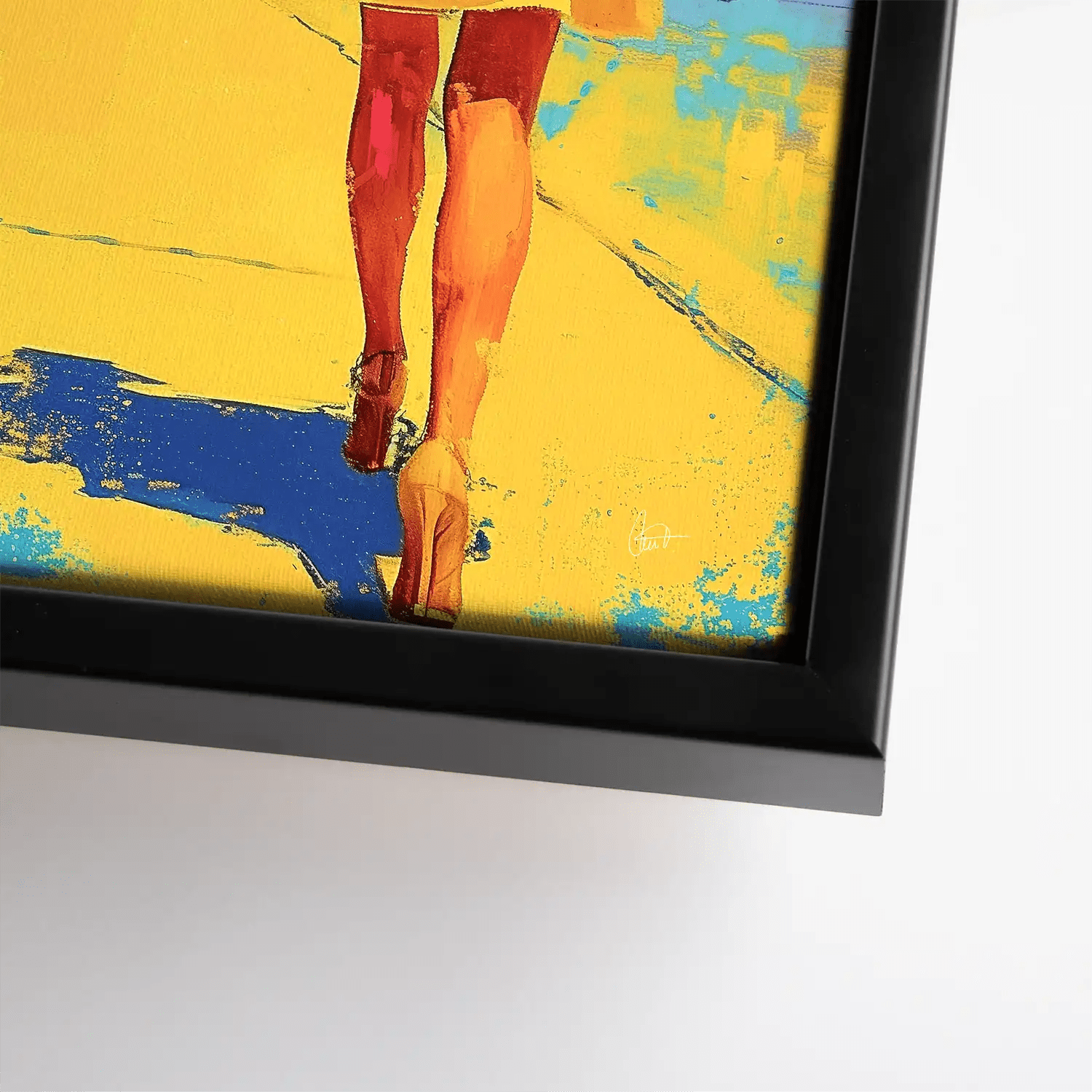 City Walk Pop Art Leinwand Bild INGALERIE