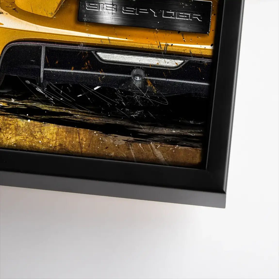 Porsche 918 Gold Style Leinwand Bild INGALERIE