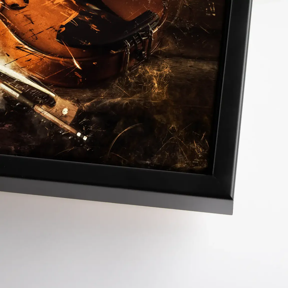 Silent Strings Violine Leinwand Bild