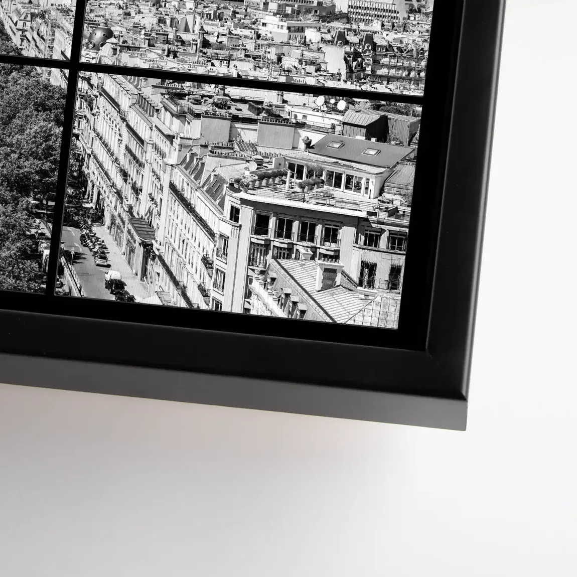 Paris Avenue Noir Leinwand Bild