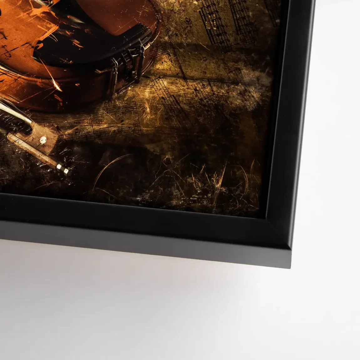 Golden Strings Melodie Leinwand Bild