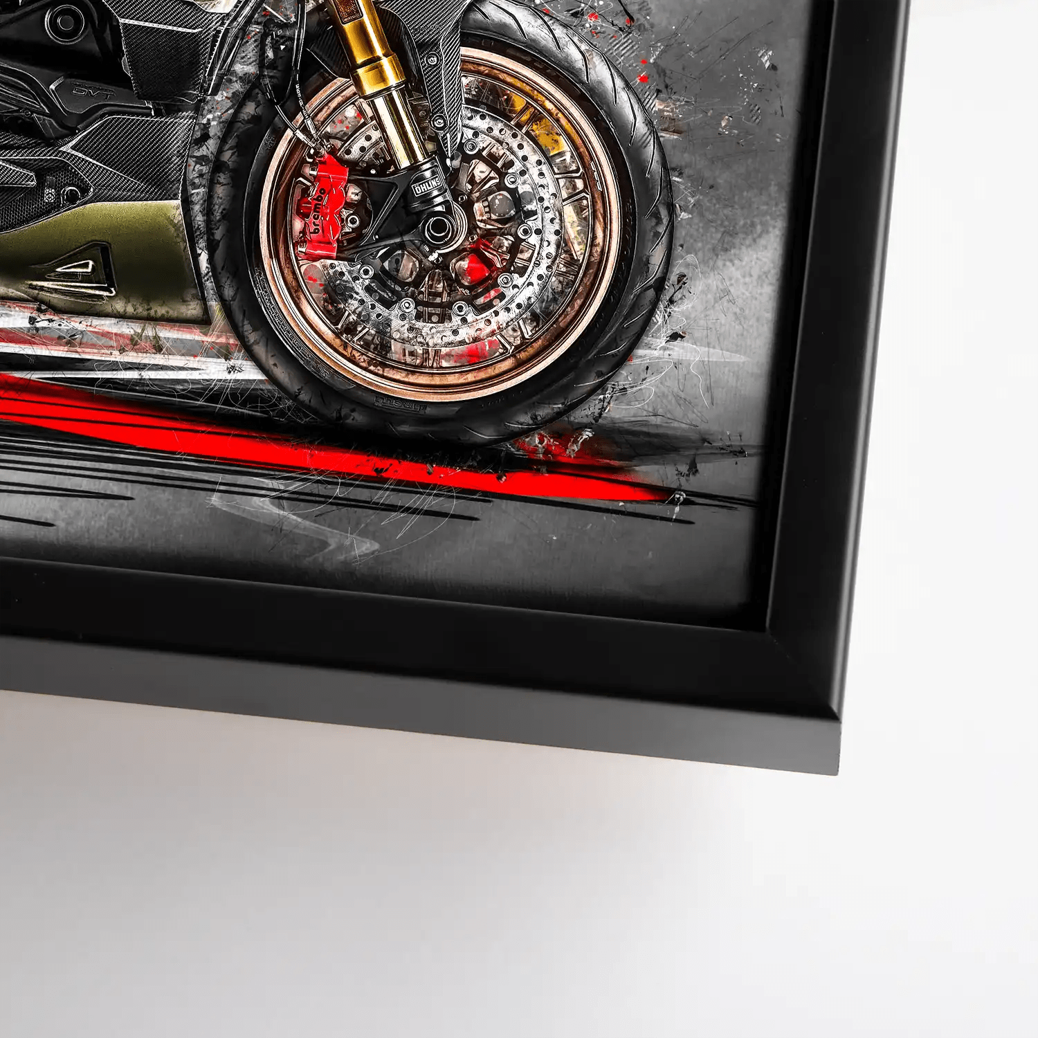 Ducati Diavel Lambo Leinwand Bild INGALERIE