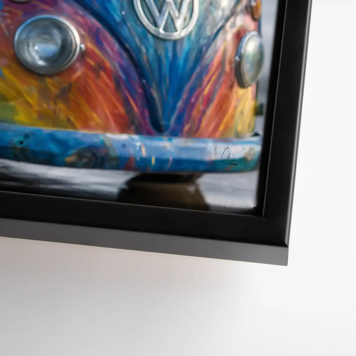 VW Bulli Beauty Leinwand Bild