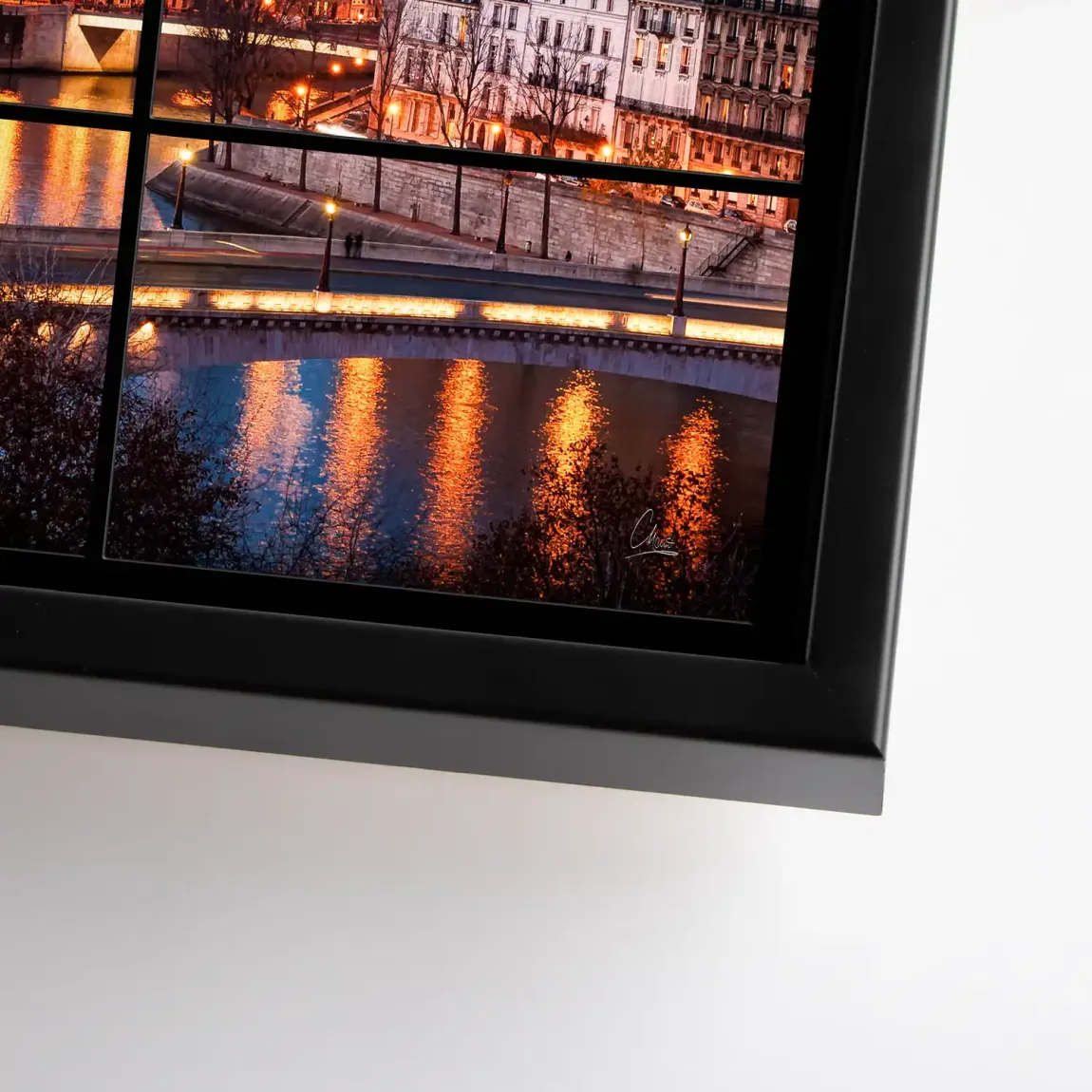 Twilight over Paris Leinwand Bild