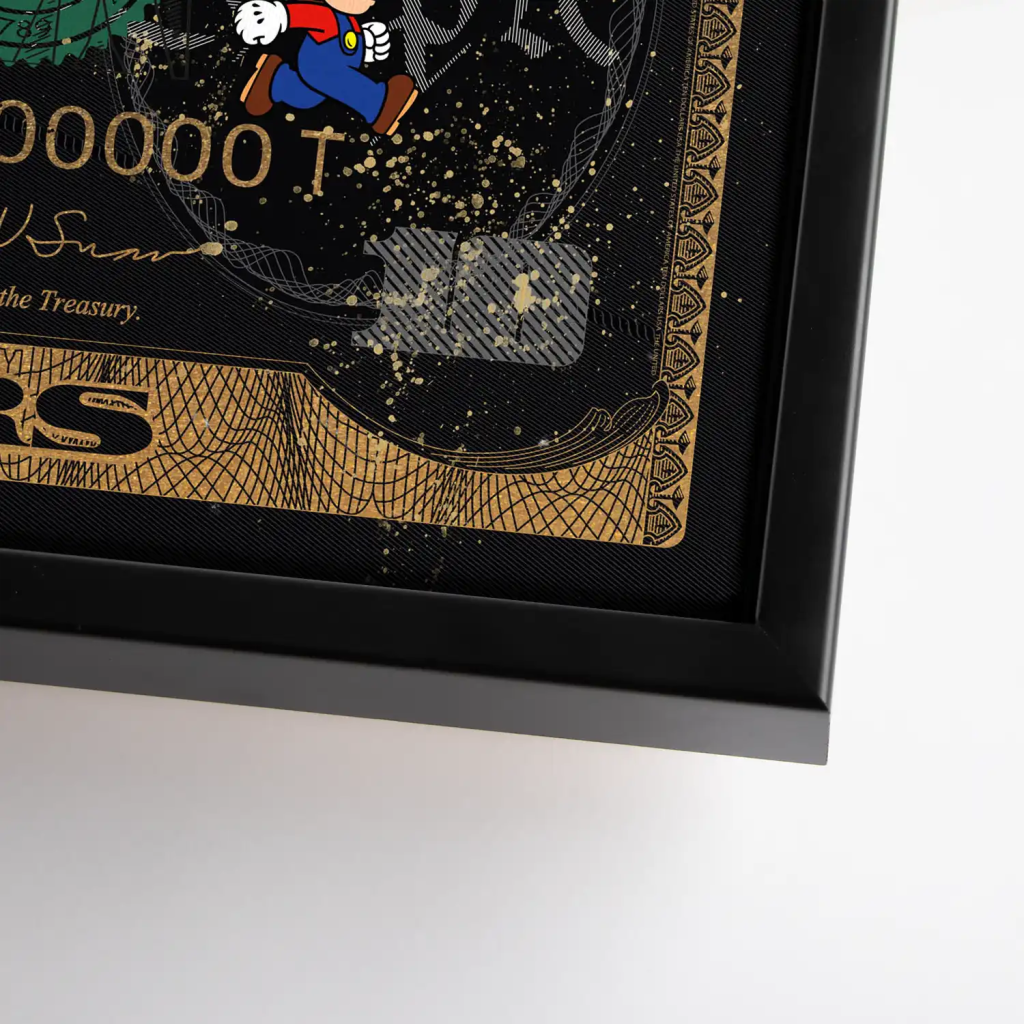 Tweety und Sylvester Black Dollar Leinwand Bild INGALERIE