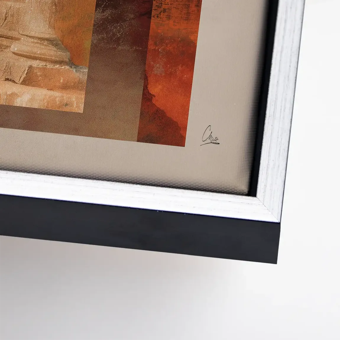 Rom Abstrakt Leinwand Bild