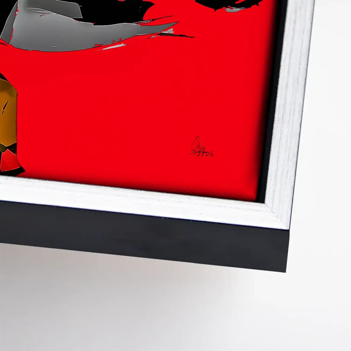 Rouge Abstrakt Leinwand Bild