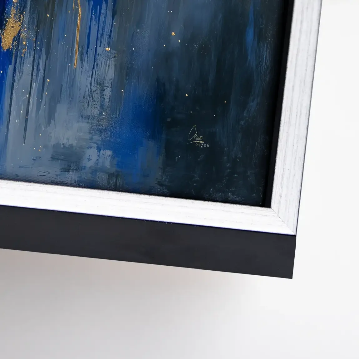 Blauer Elefant Abstrakt Leinwand Bild