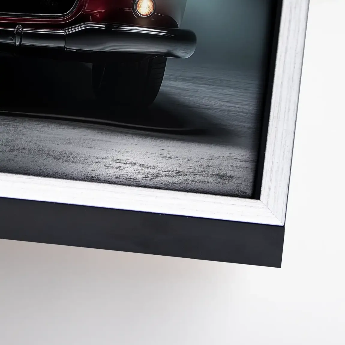 Red Legend Mercedes 300SL Leinwand Bild