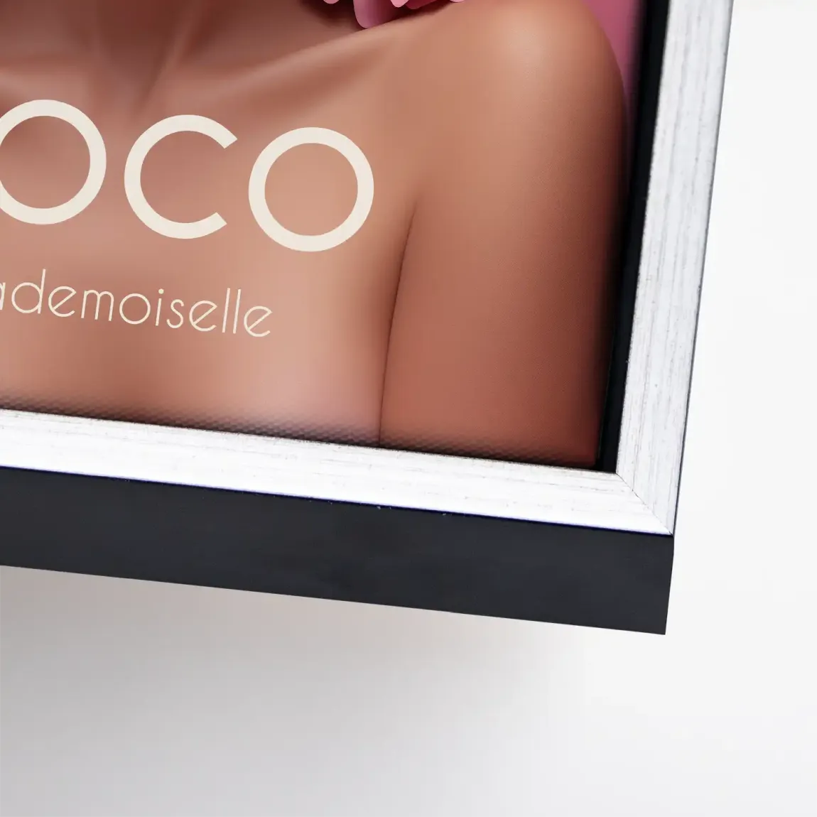 Coco Pink Elegance Leinwand Bild