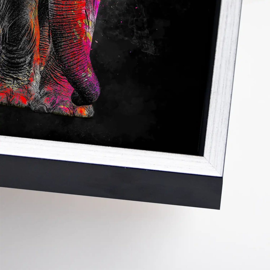 Elefant Color Style Leinwand Bild INGALERIE