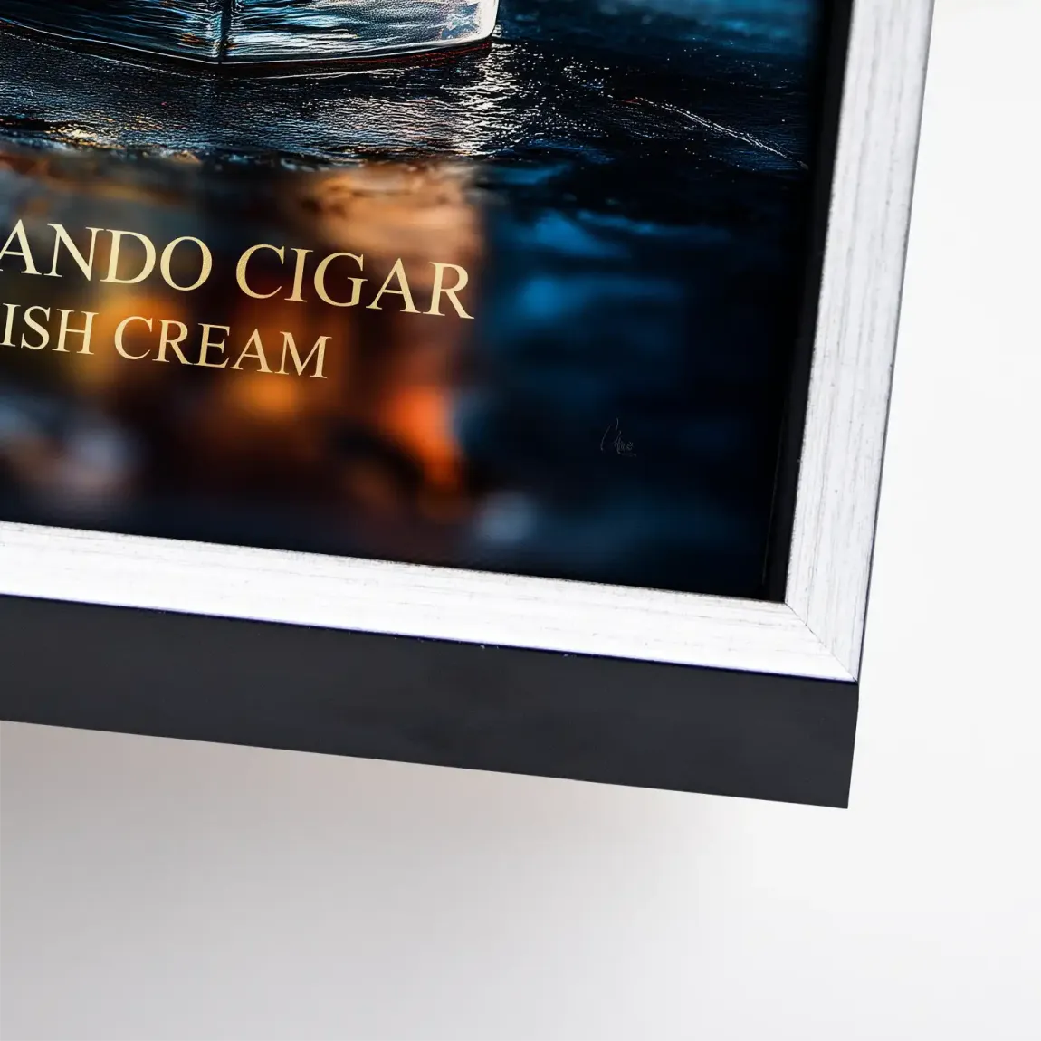 Highland Whisky Glow Leinwand Bild