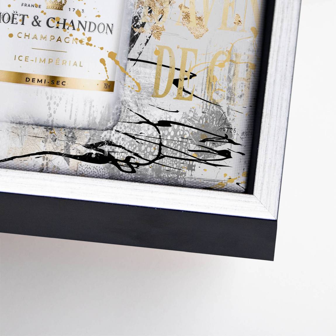 Champagner Prestige Leinwand Bild