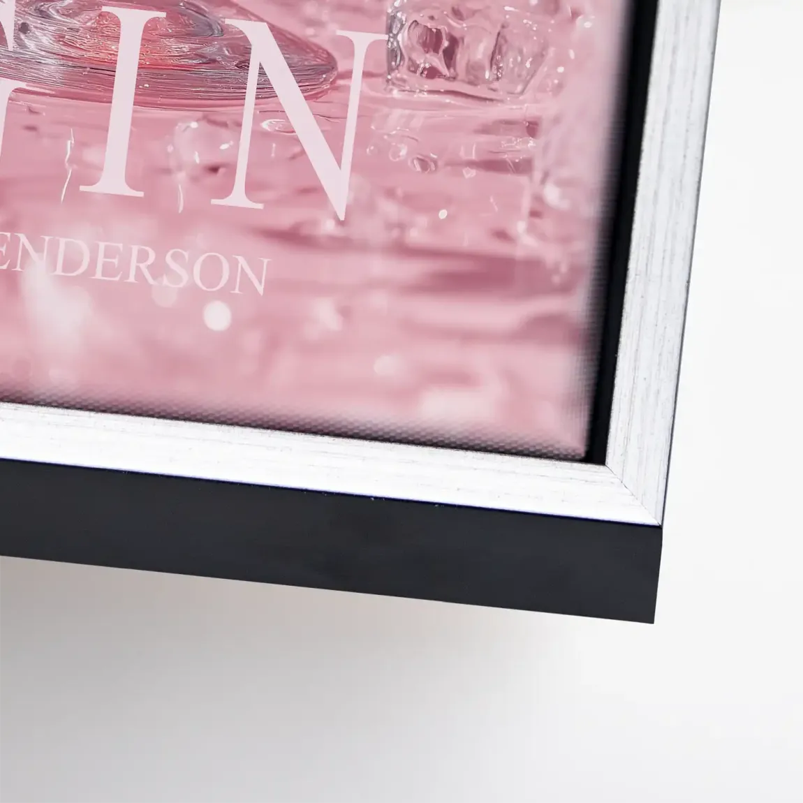 Gin Rosé Leinwand Bild
