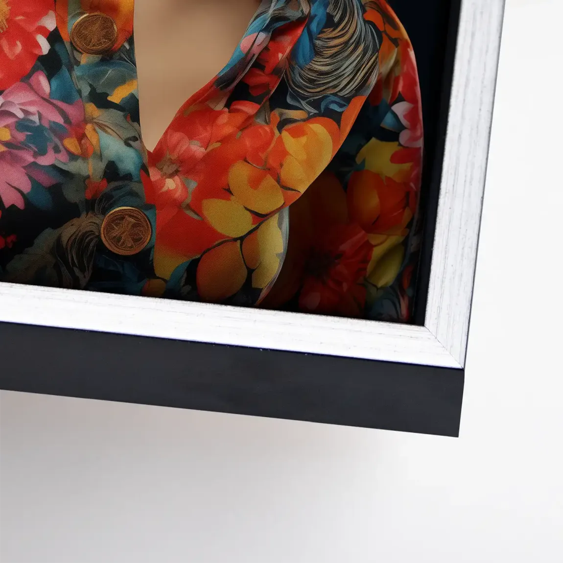 Floral Glamour Leinwand Bild