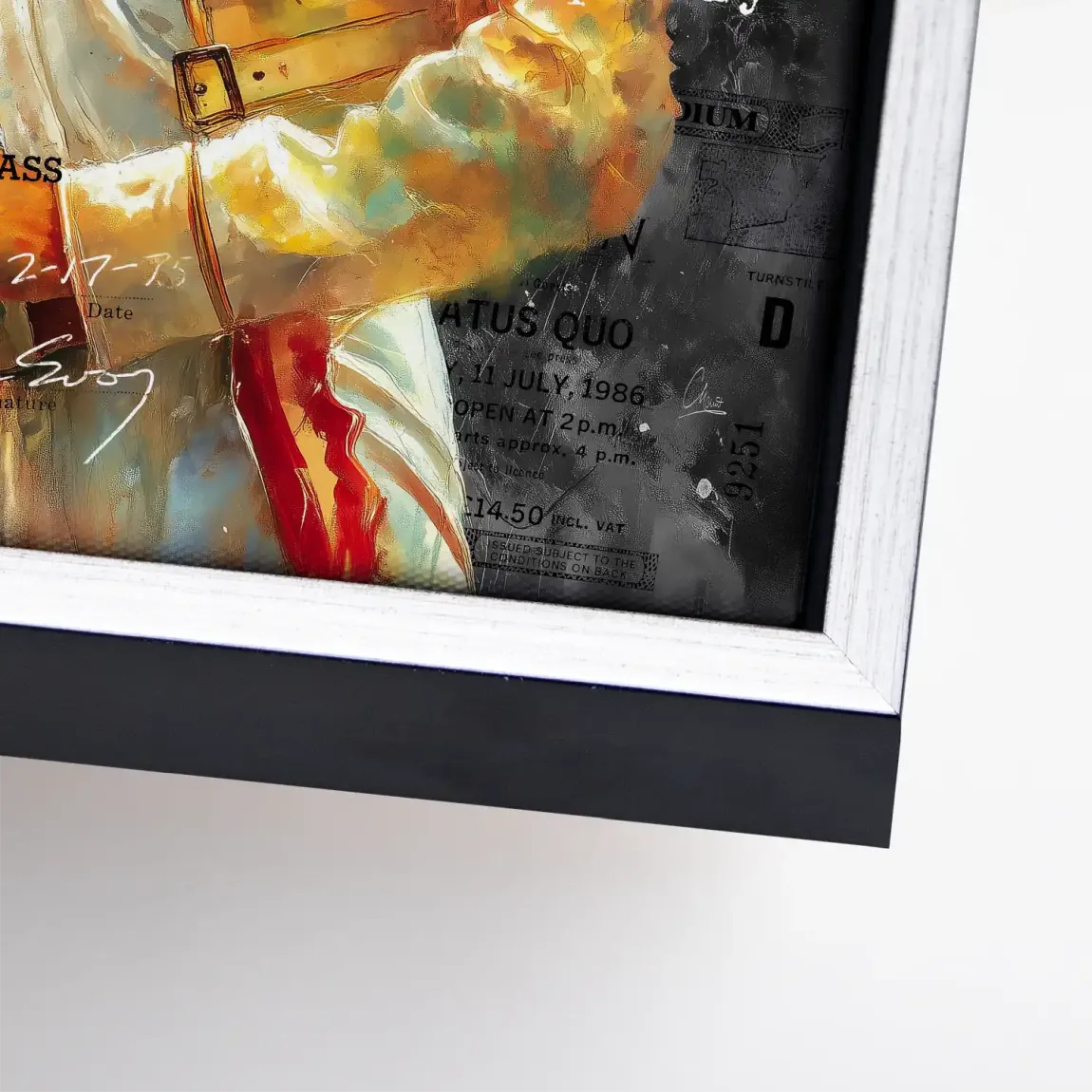 Freddie Mercury Bohemian Leinwand Bild