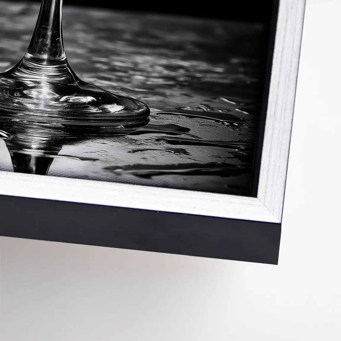 Martini Glas Noir Leinwand Bild