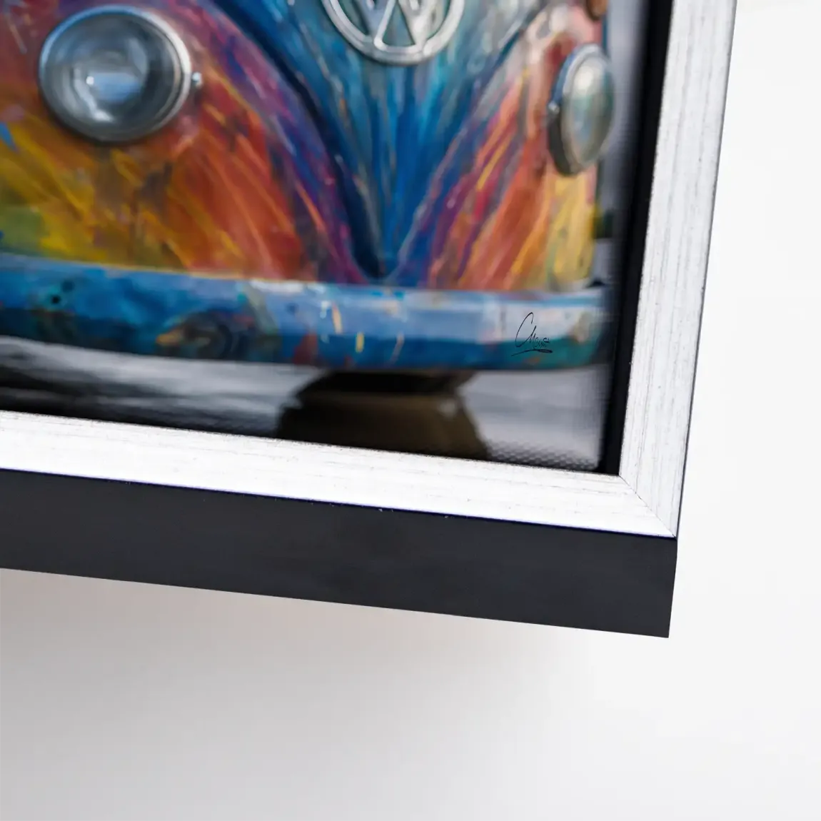 VW Bulli Beauty Leinwand Bild