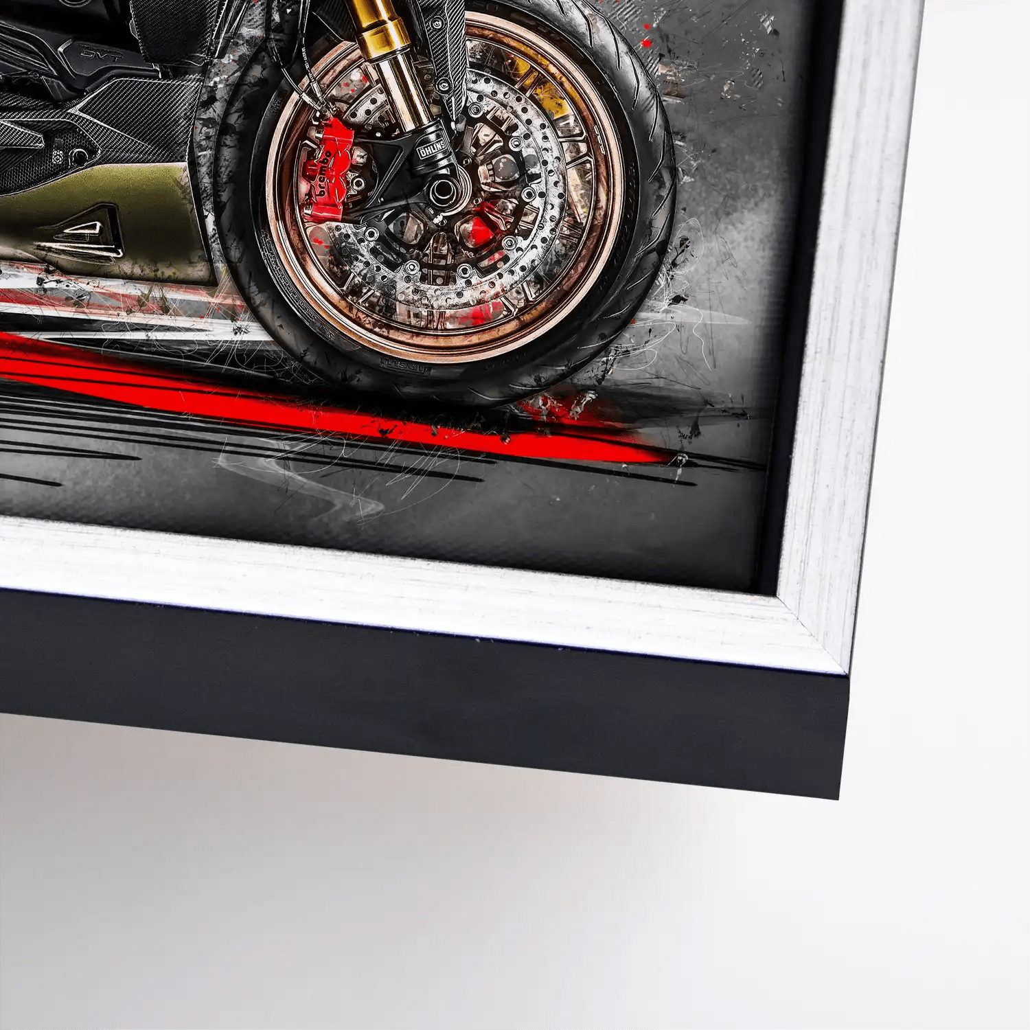 Ducati Diavel Lambo Leinwand Bild INGALERIE