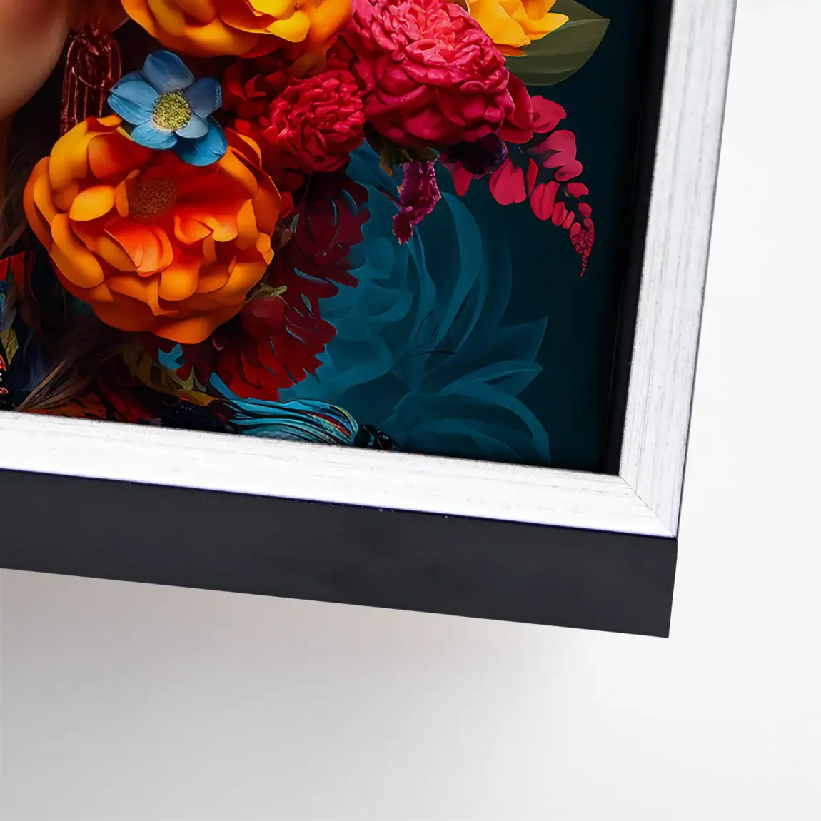 Floral Shades Leinwand Bild