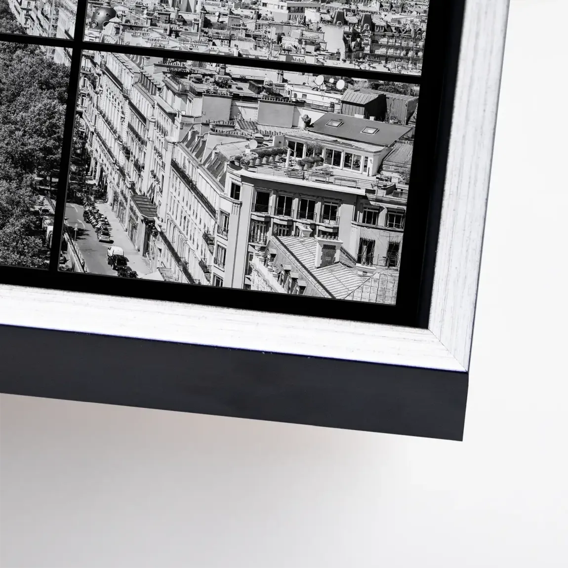 Paris Avenue Noir Leinwand Bild