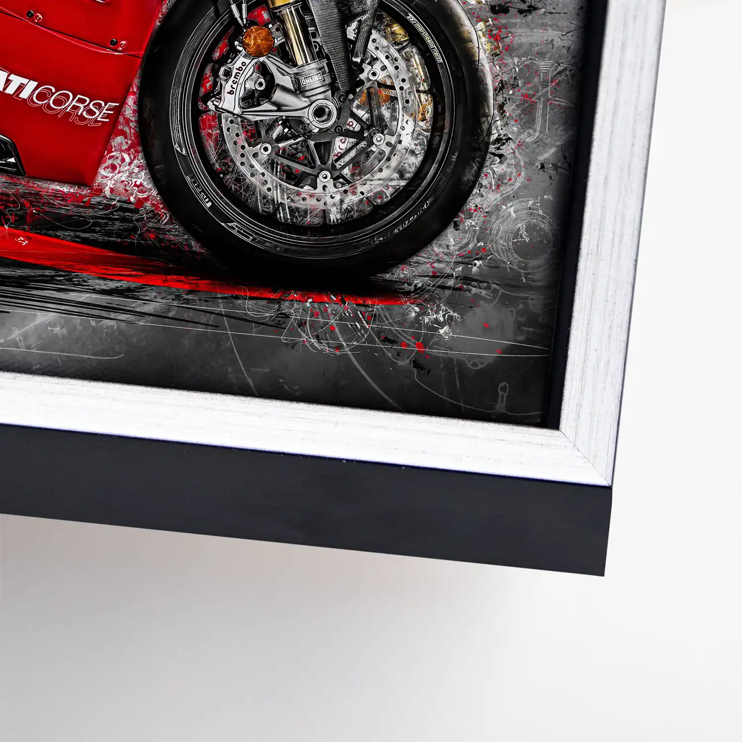 Ducati Panigale Corse Leinwand Bild INGALERIE