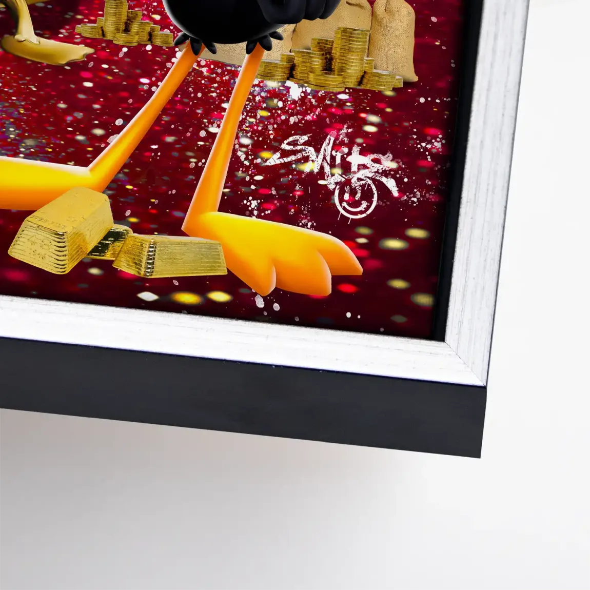 Luxury Duck Party Leinwand Bild