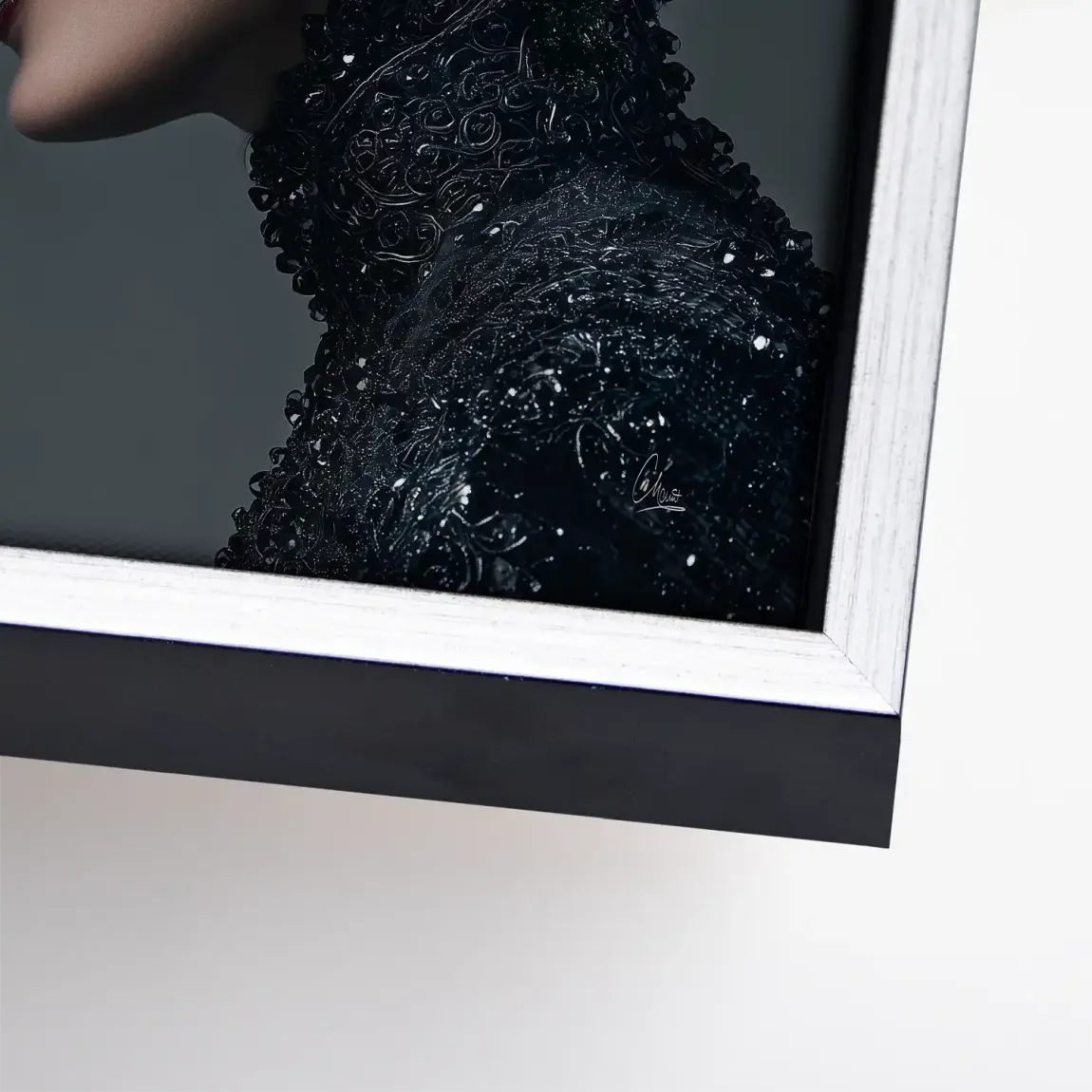 Wild Leopard Woman Leinwand Bild