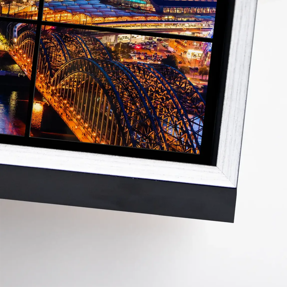 Köln Skyline View Leinwand Bild