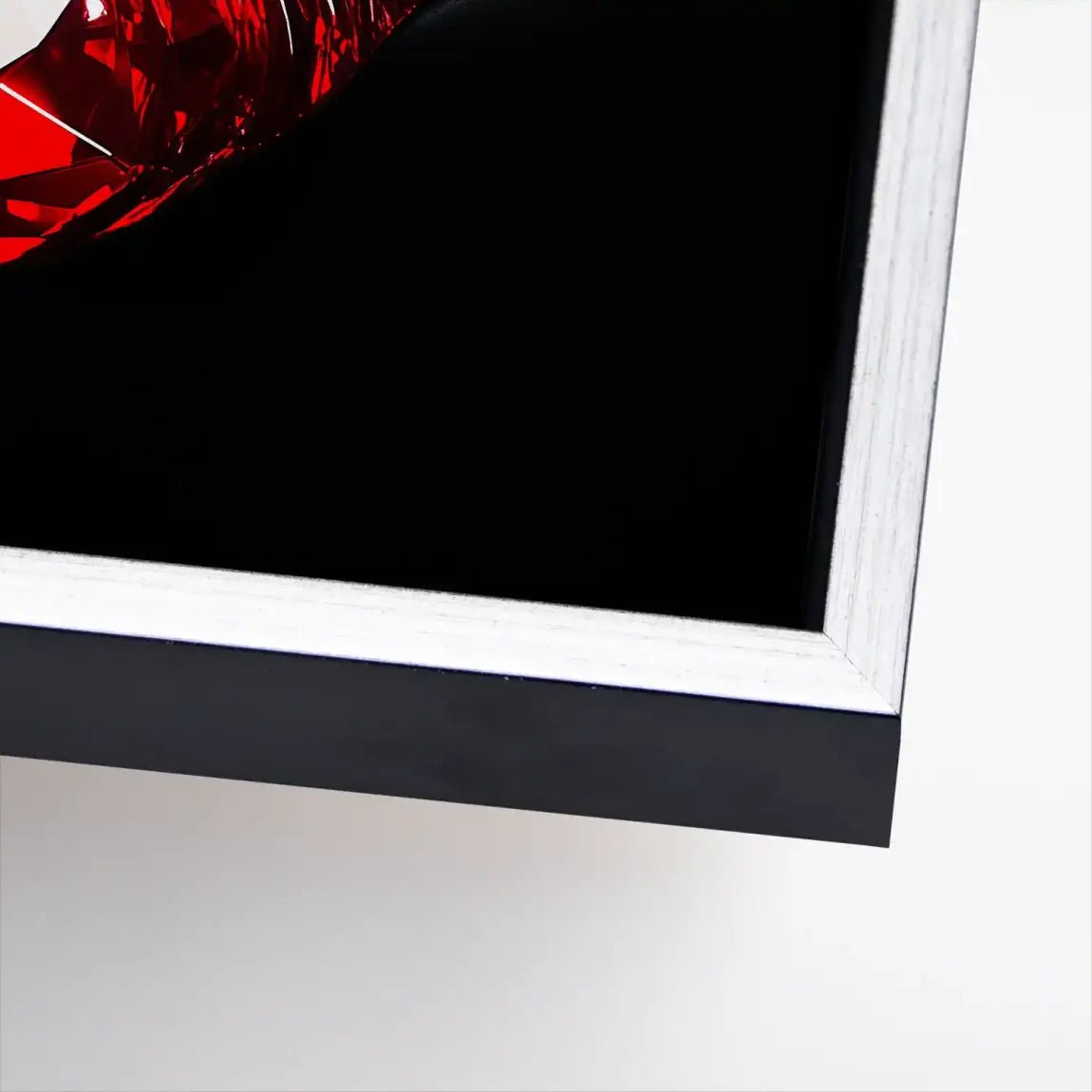 Red Glas Lips Leinwand Bild INGALERIE