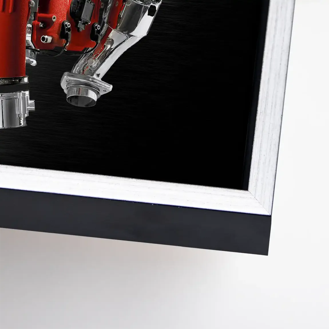 Ferrari V8 Motor Leinwand Bild