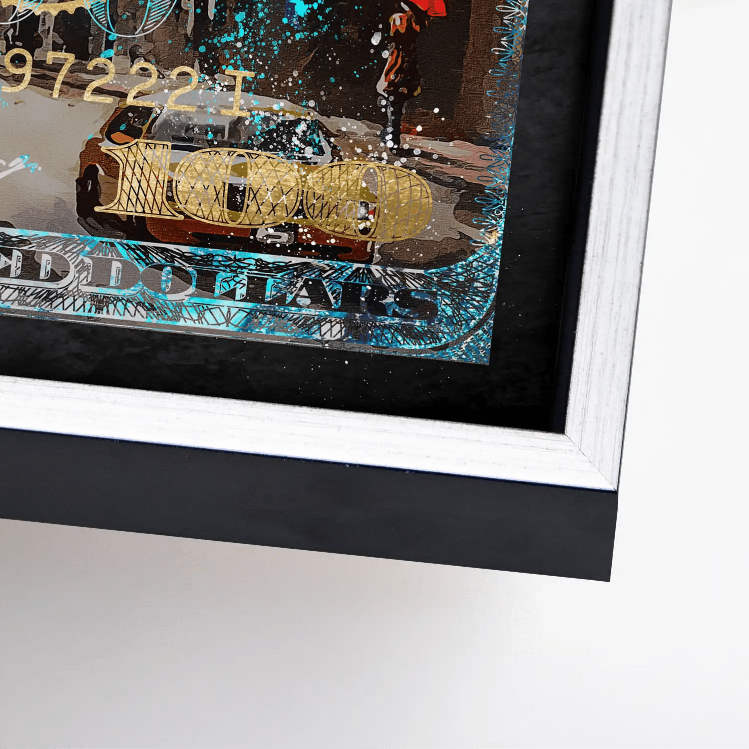 Dollar Stier NY Rules Leinwand Bild INGALERIE