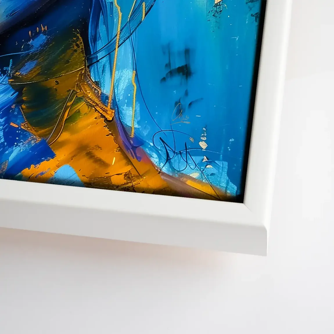 Golden Shade Leinwand Bild