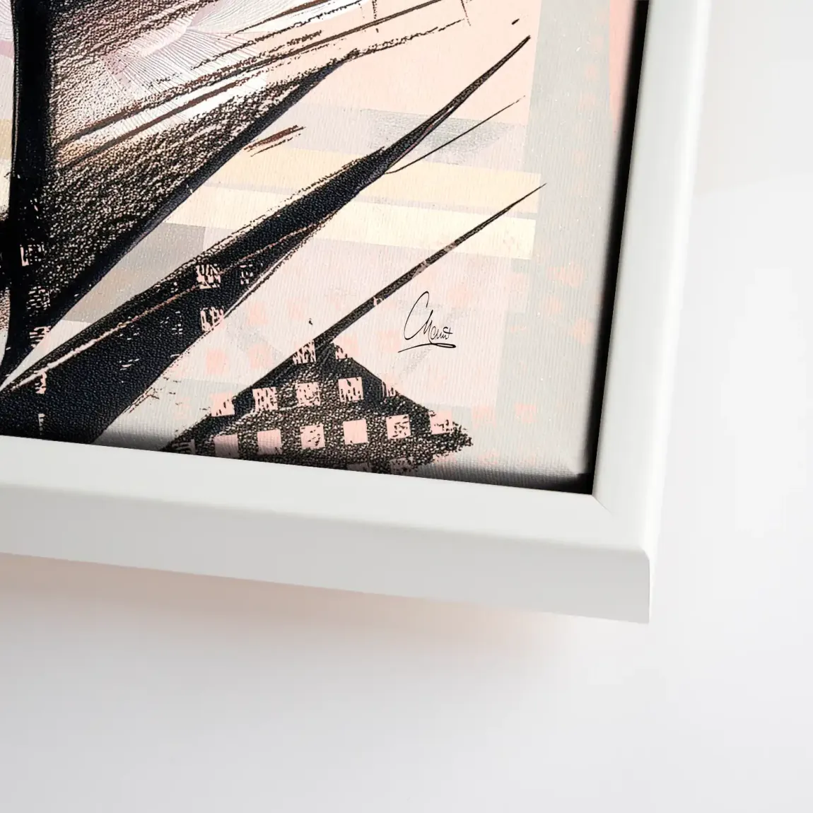 Soft Kiss Abstrakt Leinwand Bild