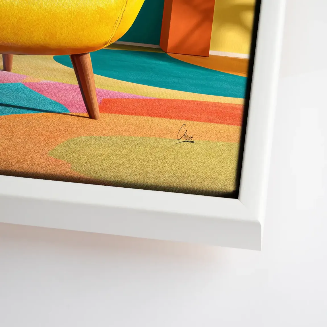 Sunny Seat Leinwand Bild