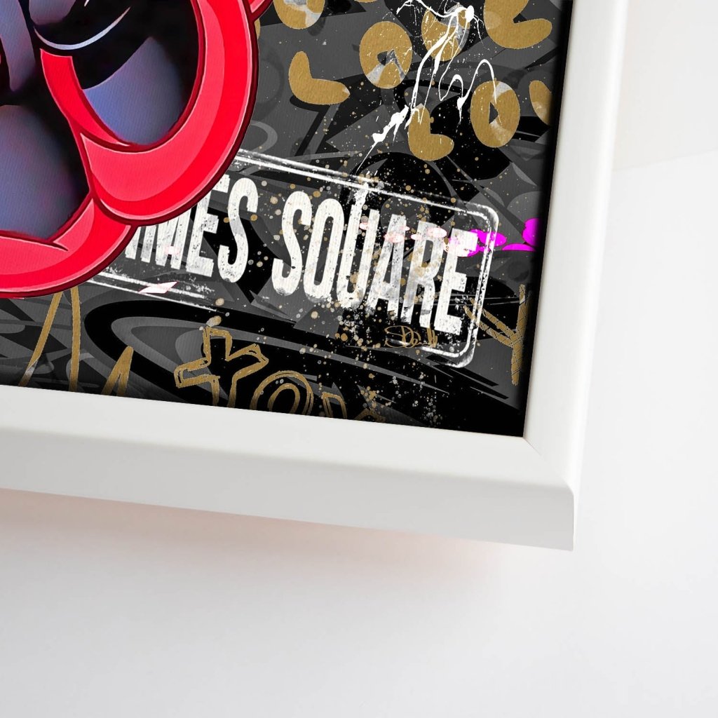 Minnie Vogue Gold Pop Art Leinwand Bild INGALERIE